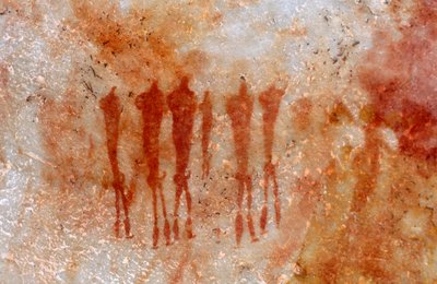 San (Bushmen) klippemalerier, Cedarburg, Western Cape af Unknown